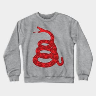 Grassless Red Gadsden Snake Crewneck Sweatshirt